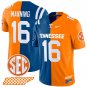 Peyton Manning  Colts #16 Tennessee Volunteers Split Vapor Football