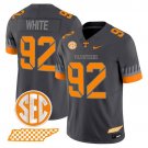 Reggie White  #92 Tennessee Volunteers 2026 Smokey Grey Series Vapor V2 Stitched Anthracite
