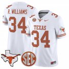 Ricky Williams  #31 Texas Longhorns 2026 State Map SEC Patch White
