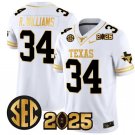 Ricky Williams  #34 Texas Longhorns 2026 CFP Final Patch White Gold