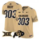 Rocky   #303 Colorado Buffaloes 2026 Vapor Football Limited Gold V2 - All Stitched