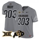 Rocky   #303 Colorado Buffaloes 2026 Vapor Football Limited Gray V2 - All Stitched