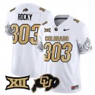 Rocky   #303 Colorado Buffaloes 2026 Vapor Football Limited White V2 - All Stitched