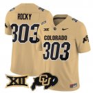 Rocky  #303 Colorado Buffaloes 2026 Vapor Football Limited Gold - All Stitched