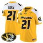 Sam Horn  #21`Missouri Tigers 2026 Vapor Limited Gold Alternate - All Stitched