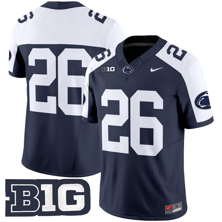 Saquon Barkley  #26 No Name Penn State Nittany Lions 2026 Stitched Navy Alternate