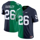 Saquon Barkley (Eagles)  #26 Penn State Nittany Lions Split Stitched