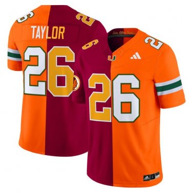 Sean Taylor  #26 Miami Hurricanes Split Vapor Football Limited V2 - All Stitched
