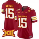 Seneca Wallace  #15 Iowa State Cyclones 2026 Vapor Limited Football Stitched Cardinal