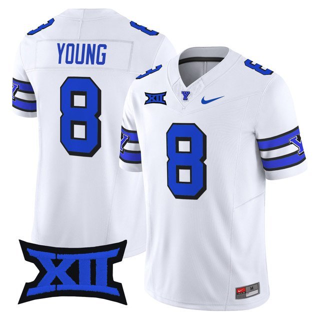 Steve Young  #8 BYU Cougars 2026 Vapor Football Limited 1996 Throwback - All Stitched