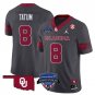 Taylor Tatum  #8 Oklahoma Sooners 2026 Armed Forces Bowl Patch Vapor Stitched Anthracite