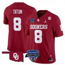 Taylor Tatum  #8 Oklahoma Sooners 2026 Armed Forces Bowl Patch Vapor Stitched Red