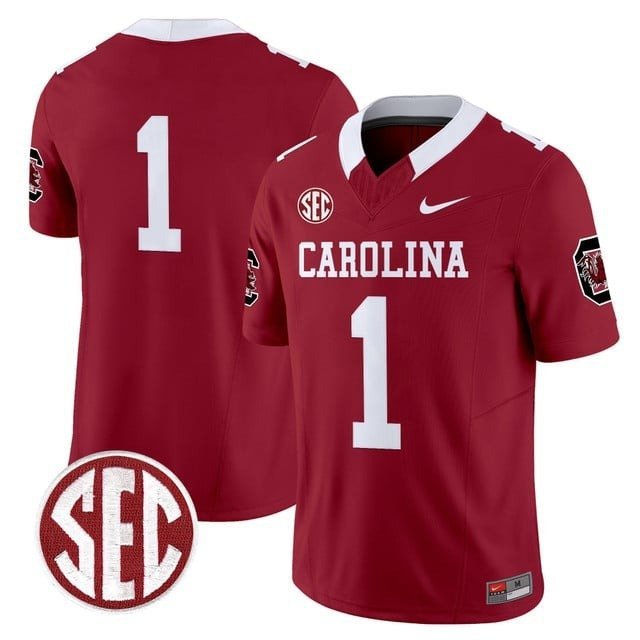 Team  #1 South Carolina Gamecocks 1980 Throwback Rebrand 2026 Stitched Garnet