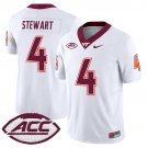 Terion Stewart  #4 Virginia Tech Hokies 2026 Vapor Limited White - All Stitched