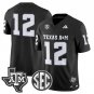 Texas A&M Aggies #12  2026 Vapor Football Limited Black - All Stitched