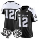 Texas A&M Aggies #12  2026 Vapor Football Limited Black Alternate - All Stitched
