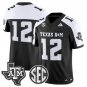 Texas A&M Aggies #12  2026 Vapor Football Limited Black Alternate - All Stitched