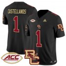 Thomas Castellanos  #1 Boston College Eagles 2024 Stitched Black