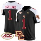 Thomas Castellanos  #1 Boston College Eagles 2024 Stitched Black Alternate