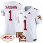 Thomas Castellanos  #1 Boston College Eagles 2024 Stitched White