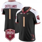 Thomas Castellanos  #1 Florida State Seminoles 2026 Seminole Scholar Patch Black Alternate