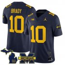 Tom Brady  #10 Michigan Wolverines 2026 Vapor Limited Navy - All Stitched