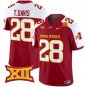 Troy Davis  #28 Iowa State Cyclones 2026 Vapor Limited Football Stitched Cardinal Alternate