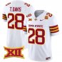 Troy Davis  #28 Iowa State Cyclones 2026 Vapor Limited Football Stitched White