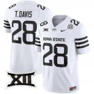 Troy Davis  #28 Iowa State Cyclones 2026 Vapor Limited Football Stitched White 2