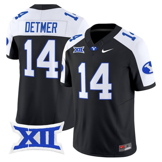 Ty Detmer  #14 BYU Cougars 2026 Vapor Football Limited Black Alternate - All Stitched