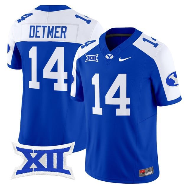 Ty Detmer  #14 BYU Cougars 2026 Vapor Football Limited Royal Alternate - All Stitched