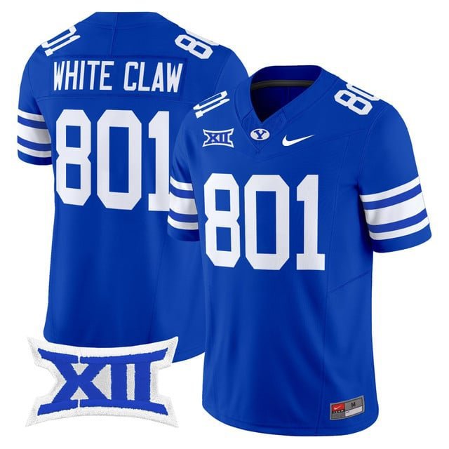White Claw  #801 BYU Cougars 2026 Vapor Football Limited Royal - All Stitched