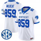 Wildcat  #859 Kentucky Wildcats 2026 Vapor Football Limited Stitched White