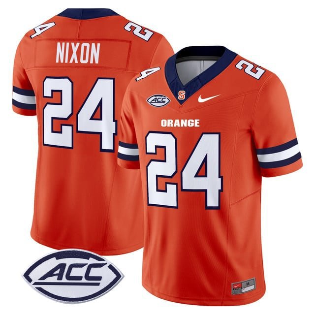 Will Nixon  #24 Syracuse Orange 2026 Vapor Limited Orange - All stitched