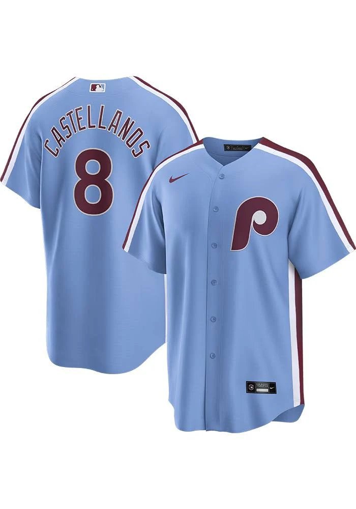 2026     nick castellanos  phillies 8    jersey powder blue