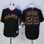 2026    Barry Bonds Giants 25 throwback jersey black