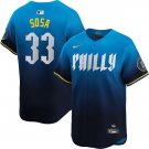 2026    edmundo sosa  phillies 33  city connect  jersey blue