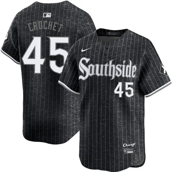 2026    garrett crochet  white sox baseball jersey city connect