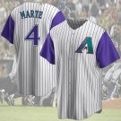 2026    ketel marte  dbacks 4  jersey  throwback prinstripe