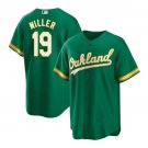 2026    Mason Miller Athletics 19 baseball jersey green