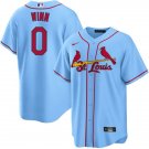 2026    masyn winn  cardinals 0 baseball  jersey blue