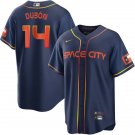 2026    mauricio dubon  astros 14 space city  jersey  blue
