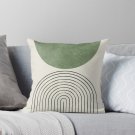 Arch Balance Green - Mid Century Modern Pillow Arch Balance Green - Mid Century Modern Pillow