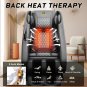 Massage Chair Recliner with Zero Gravity, Heating, Bluetooth Speaker, Airbags, Foot Roller