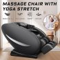 Massage Chair Recliner with Zero Gravity, Heating, Bluetooth Speaker, Airbags, Foot Roller