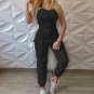 Women's Utility Jumpsuit Beltless Sleeveless Simple Tied Pants Uniform