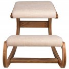 Ergonomic Wooden Kneeling Chair Heavy Duty Posture And Stress Relief