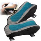 Cooling Gel Memory Foam Armrest Pads for Office Chair Ergonomic 2 Pack Cooling Gel Memory Foam Armrest Pads for Office Chair Ergonomic 2 Pack