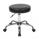 Pneumatic Drafting Chair with Vinyl Seat and Height Adjustment