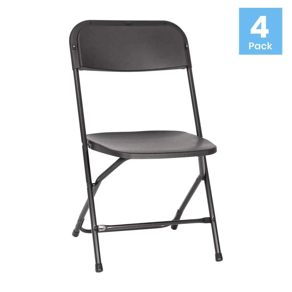 Multi-Use Versatile Commercial Folding Plastic Chairs Set